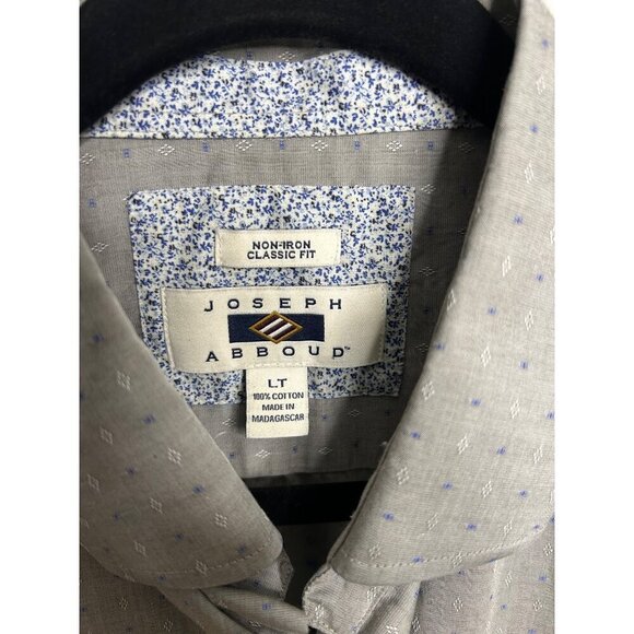 Joseph Abboud button down shirt 100% Cotton Size LT Non Iron classic fit - Picture 2 of 10